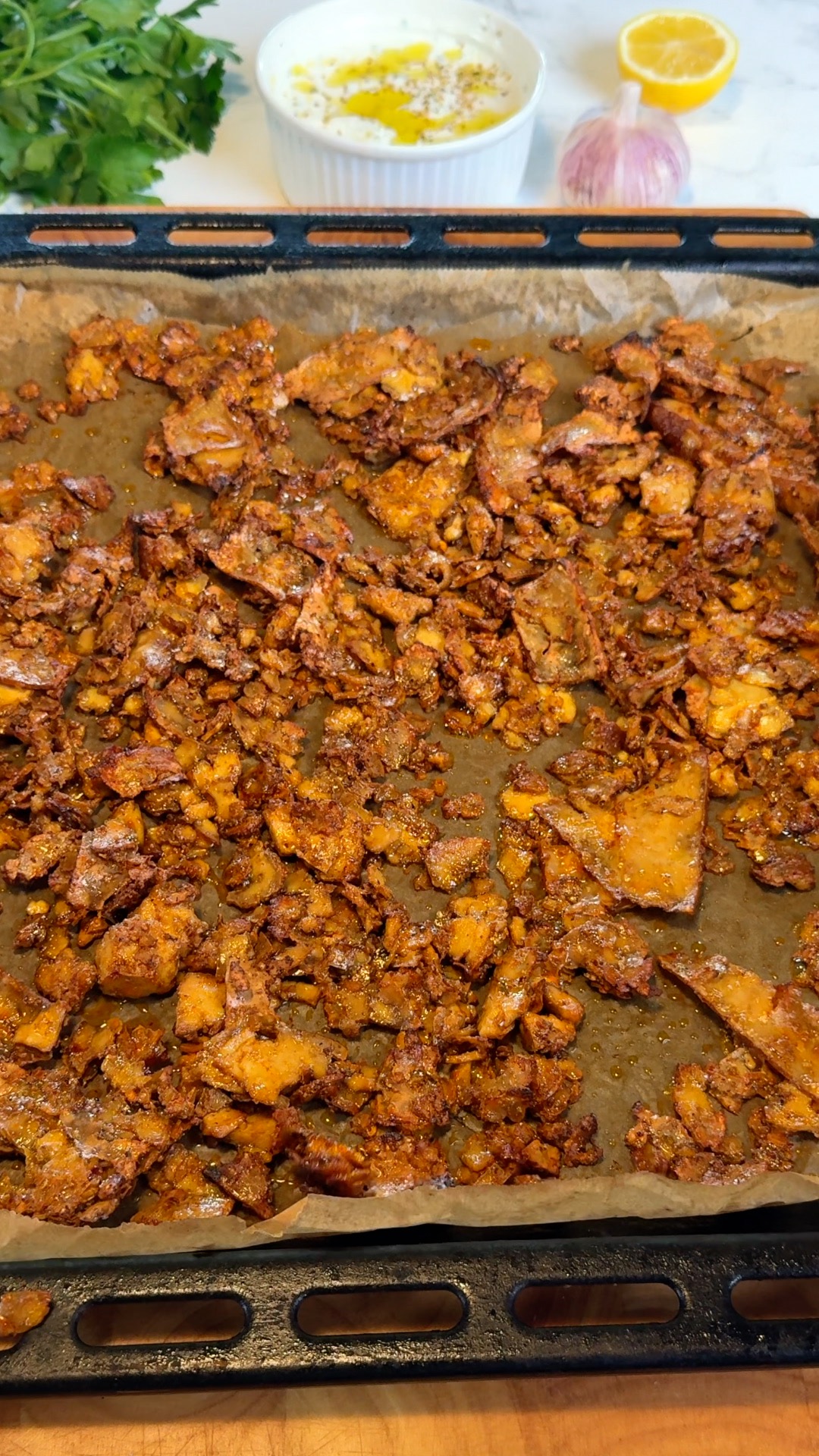 Crispy Tofu Shawarma