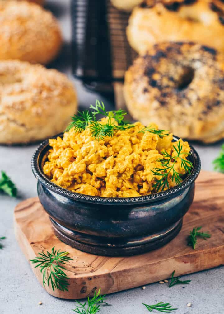 Veganes Rührei mit Tofu